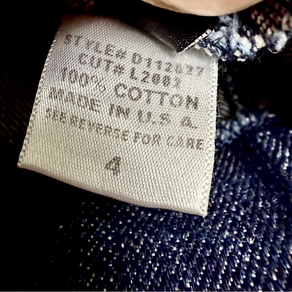 Vintage Y2K Furst Premium Denim Vest Button Front Size 4 Utility Cargo Style - Picture 11 of 11